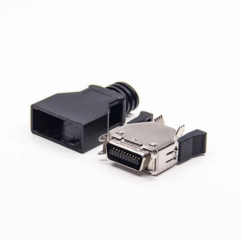 SCSI 20 Pin Solder Connector With Plastic Shell