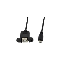 B female la micro B masca de bord Male Mount USB Cable